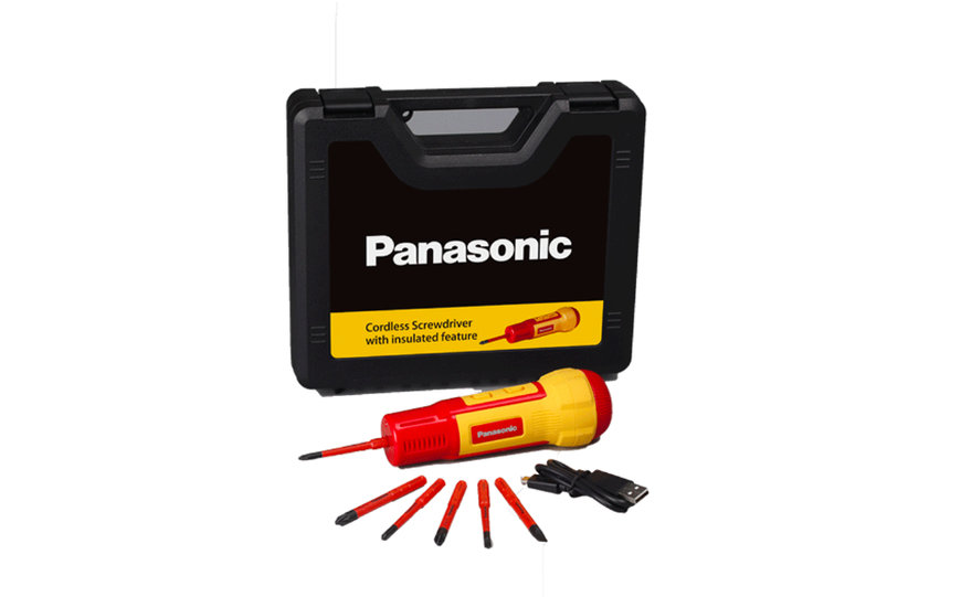 PANASONIC’S NEW INSULATED ELECTRIC SCREWDRIVER: COMPACT, CORDLESS, CLEVER